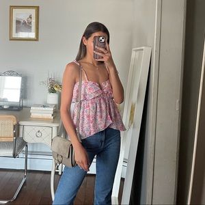 Revolve LPA kornelia floral babydoll top